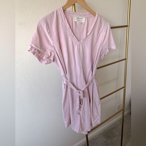 Cloth and stone light pink shirt dress. Size small.